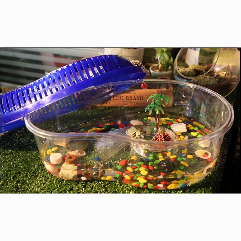 OMEM Portable Reptile House Terrarium Habitat Clear and Breathable (Large) - Image 5